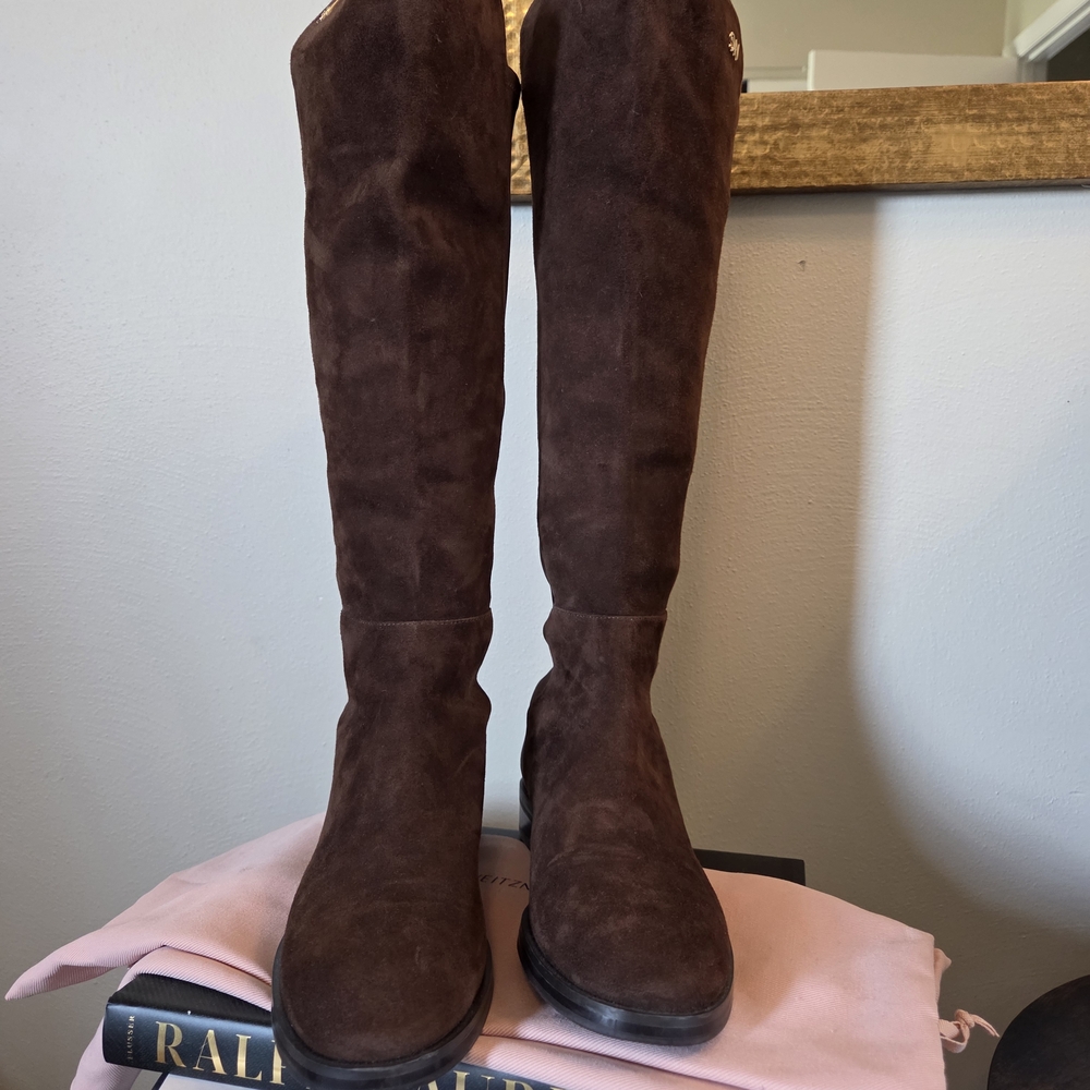 Stuart Weitzman Dark Brown Over the Knee Boots